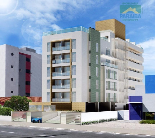 Imagem 2 de 10 de Apartamento Tipo Flat Residencial Vista Mar À Venda - Praia Do Bessa - João Pessoa - Pb - Ap0464