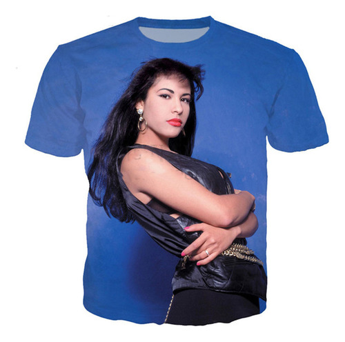 Camisetas Impresas En 3d De La Cantante De Hip Hop Selena Qu