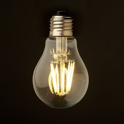 Imagen 3 de 10 de Bombillo Led Vintage Filamentos Tipo Edison Luz Calida 2700k