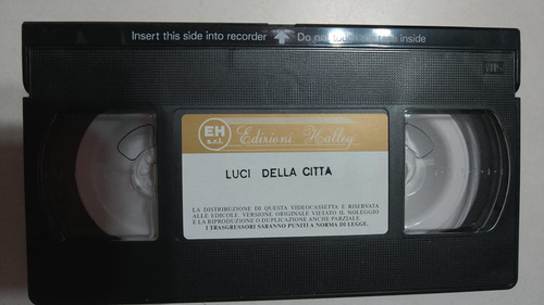 Charlie Chaplin Luces De La Ciudad Luci Della Cità Vhs (Usado)