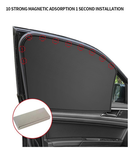 4 Persianas Magnéticas Para Ventanas, Sombrillas,
