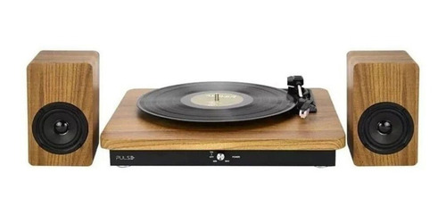 Vitrola De Mesa Toca Discos Retro Pulse Sp366 Bluetooth