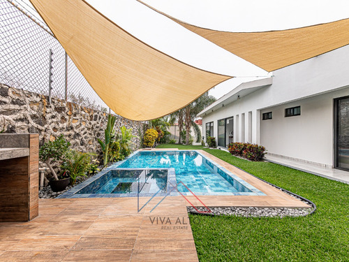 Casa Nueva De 1 Nivel En Fraccionamiento Con Alberca Y Jacuzzi_oaxtepec/ Cocoyoc Morelos