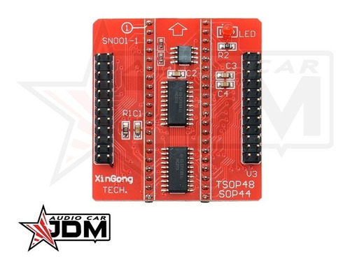 Imagen 3 de 9 de Base V3 Adaptador Para Psop44 Tsop48 Programador Tl866 Jdm