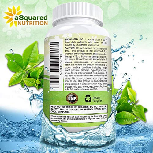 Suplemento De Extracto De Té Verde Con Egcg - 180 Cápsulas