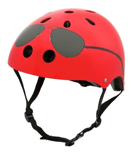 Casco Bicicleta Con Luz Hornit Infantil Aviator Mediano Talla Small