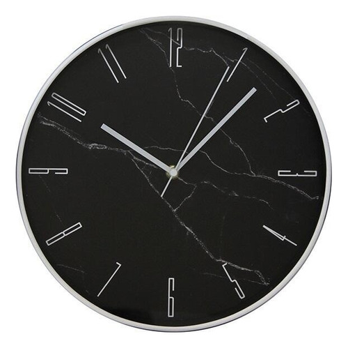 Reloj De Pared Clasico Minimalista 30cm Estilo Marmol Silenc