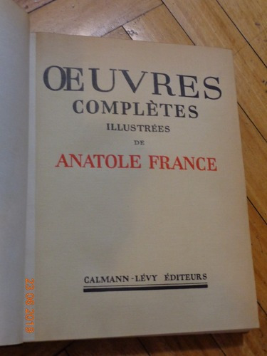 Anatole France. Les Dieux Ont Soif. Callman - Levy. Ilu&-.