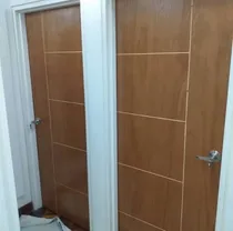 Comprar Puertas Entamboradas Acabado En Color Madera Y En Acrílico.
