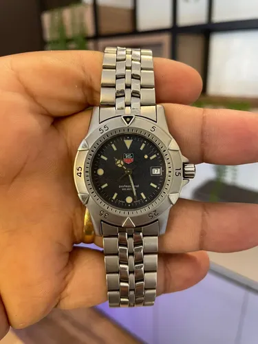 時計 TAG HEUER PROFESSIONAL 200M WA1216 Relógio Tag Heuer Professional 200m Quartz Aço 40mm C Coroa