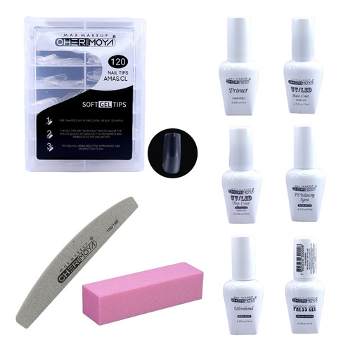 Kit De Soft Gel Press Gel Liquido Cherimoya