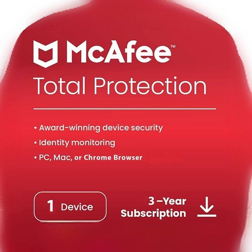 Antivirus Mcafee Total Protection 3 Años Licencia Original