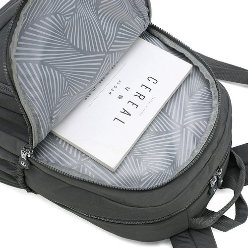 Mochila Notebook Tactel Impermeável Escola Viagem Trabalho Cor Preto