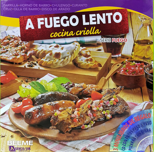 A Fuego Lento Cocina Criolla - 1 Tomo + 3 Minilibros + Cdrom