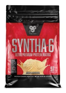 Suplemento en polvo BSN SYNTHA-6 SYNTHA 6 10 LBS proteína sabor vainilla en bolsa de 5L