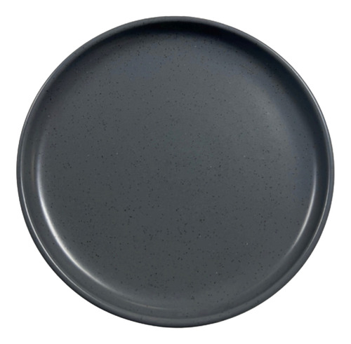 Plato Postre Ceramica 21 Cm Jaspeado Vajilla Crmk Borde Fino