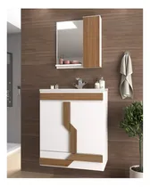 Comprar Mueble De Baño Suspendido Botiquin Y Puerta Bacha Y Espejo Mdf Muebles Web