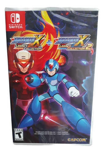 Megaman X Legacy Collection Nintendo Switch Nuevo Y Sellado