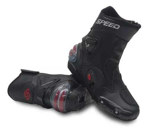 Botas Moto Mujer Atrox Touring 6070 Larga Negra