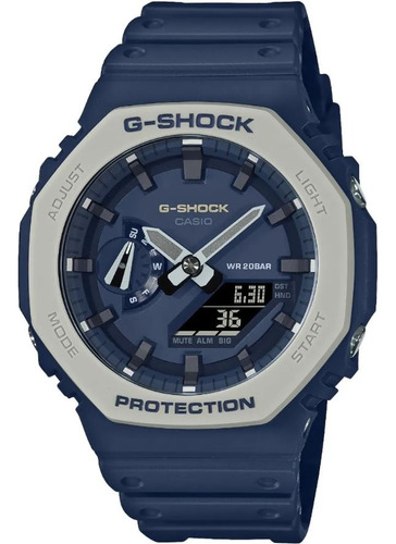 Reloj Casio G-shock Ga-2110 Para Caballero Color de la correa Azul marino