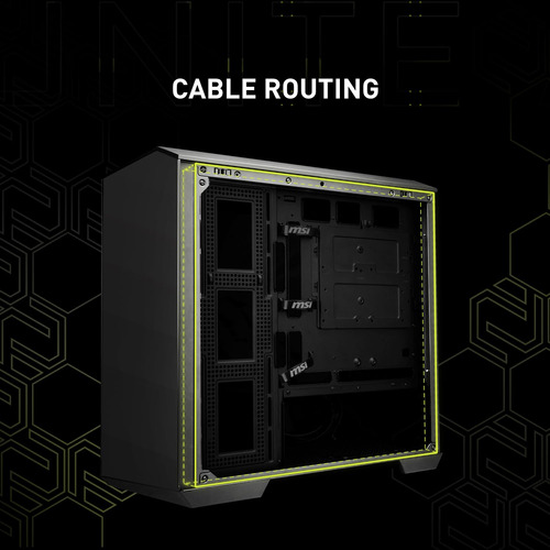 Funda Para Pc Msi Mag Pano M100r Pz Micro-atx Con 4 Ventilad
