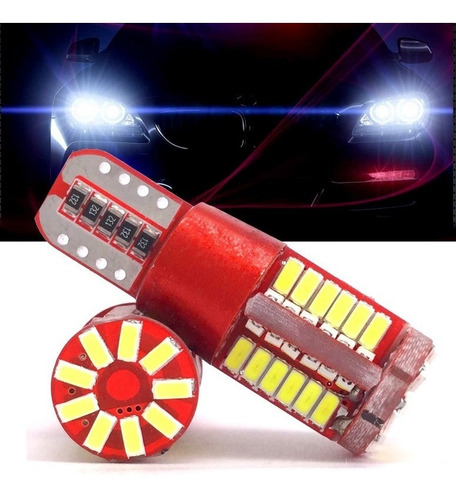 Imagen 5 de 5 de Led T10 57smd Posicion Bipolo Canbus X 1