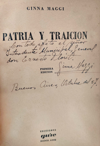Firmado Maggi Patria Y Traición Confabulación Ibáñez Perón