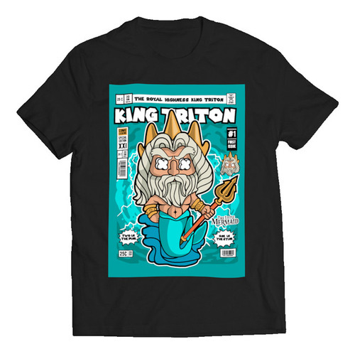 Playera Niño(a) King Triton Moda Cultura Pop