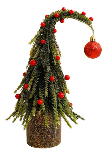 Mini De Navidad Artificial, Adorno Navideño 30 Centímetros
