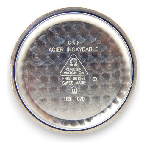 Omega De Ville 168.1070 Cronómetro Coaxial Cal. Correa Suiza Negro Plateado Blanco (Usado)