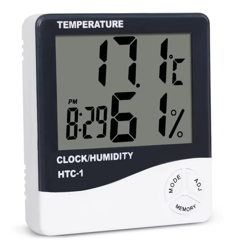 Medidor Temperatura, Humedad Y Reloj