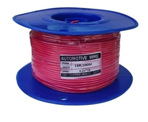 5 Metros De Cable Automotriz 16 Awg