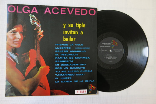 Vinyl Vinilo Lp Acetato Olga Acevedo Y Su Tiple Invitan A Ba