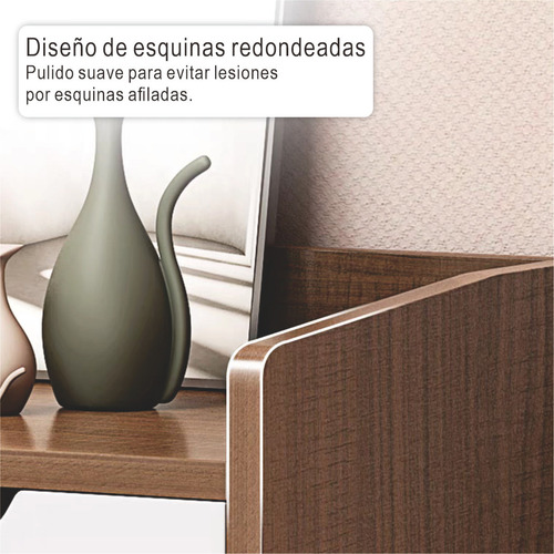 Zapatera De Madera Moderna Con 3 Puertas Y Cajón 90×30×80cm