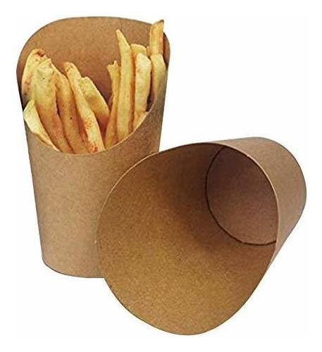 Kingzhuo 50 Piezas De Soporte Para Papas Fritas, 14 Oz, Dese