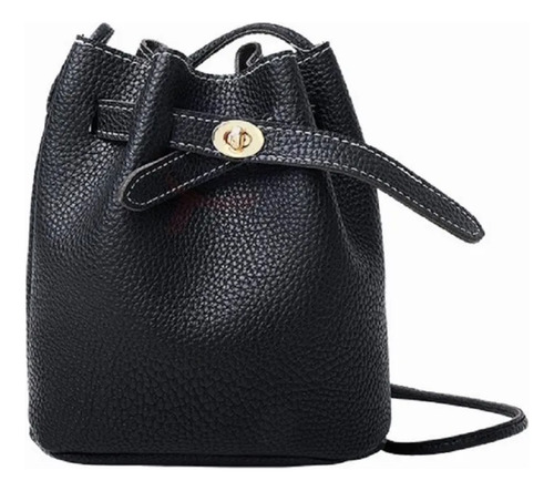 Bolso Tipo Cubo Para Mujer Gran Capacidad Color Puro