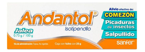 Andantol Jalea Caja Con Tubo Con 25 G