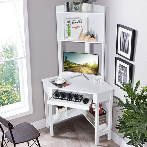 Ifanny Escritorio Esquinero Para Computadora Con Gabinete