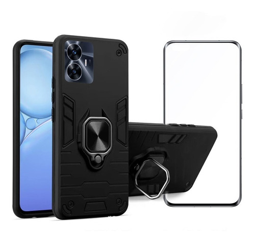 Funda Para Realme C55, Soporte Anticolisión Adsorbible