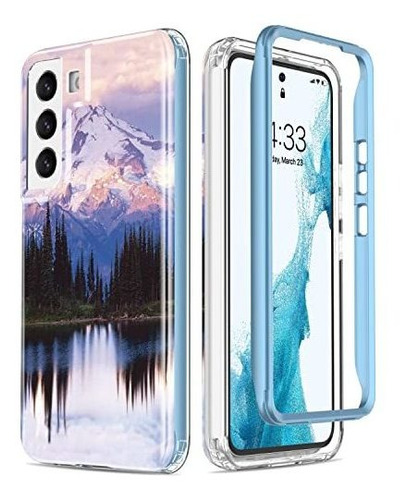 Funda Para Samsung Galaxy S22 C/marco Frontal Montaña Nevada