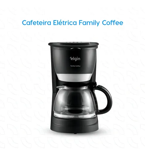 Cafeteira Elétrica 30 Xícaras Elgin Family Coffee Preta