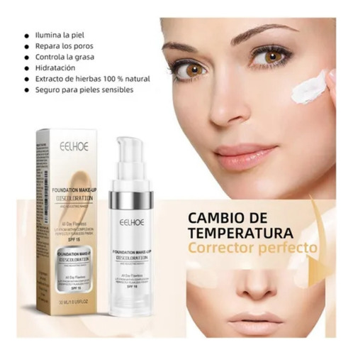 Fj Adecuado Para Una Base De Piel Suave, Spf 15