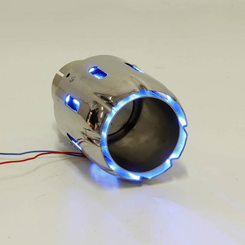 Punta De Escape Universal Compatible Con Automóvil, Con Luz