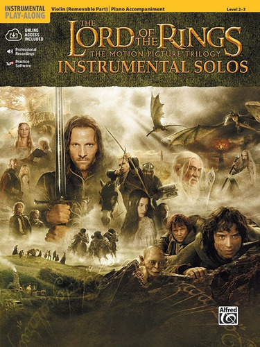 The Lord Of The Rings, The Motion Picture (violin) Instrumen