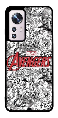 Case Funda Protector Avengers Xiaomi 12 Mi 12