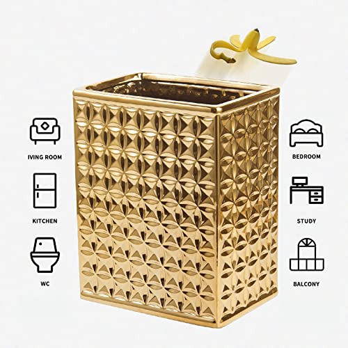 2.3 Gal Trash Can For Bathroom, Small Office Garbage Ca...