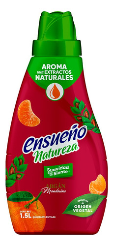 Ensueño Natureza Suavizante Argan+mandarina 1.5l