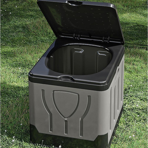 Baño Para Acampar Inodoro Portátil Plegable Gris