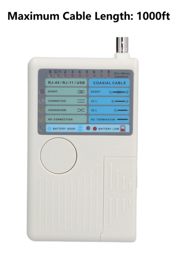 Cable Tester Network Bnc Cable Tester Network 4 En 1, Cable
