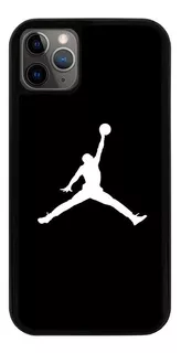 Funda Uso Rudo Tpu Para iPhone Michael Jordan Blanco Negro